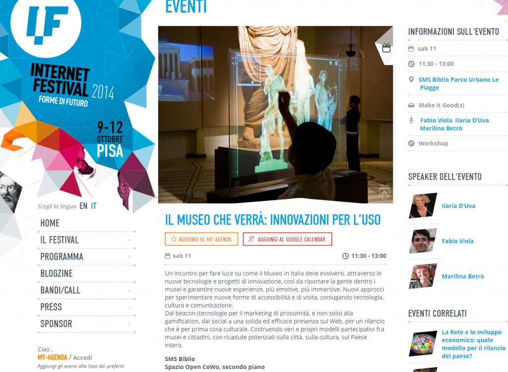 Fabio Viola speaker al panel "Il Museo che Verrà"