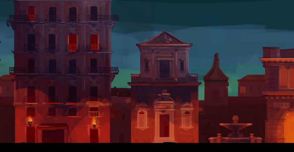 Uno scorcio di Napoli nel videogioco Father and Son